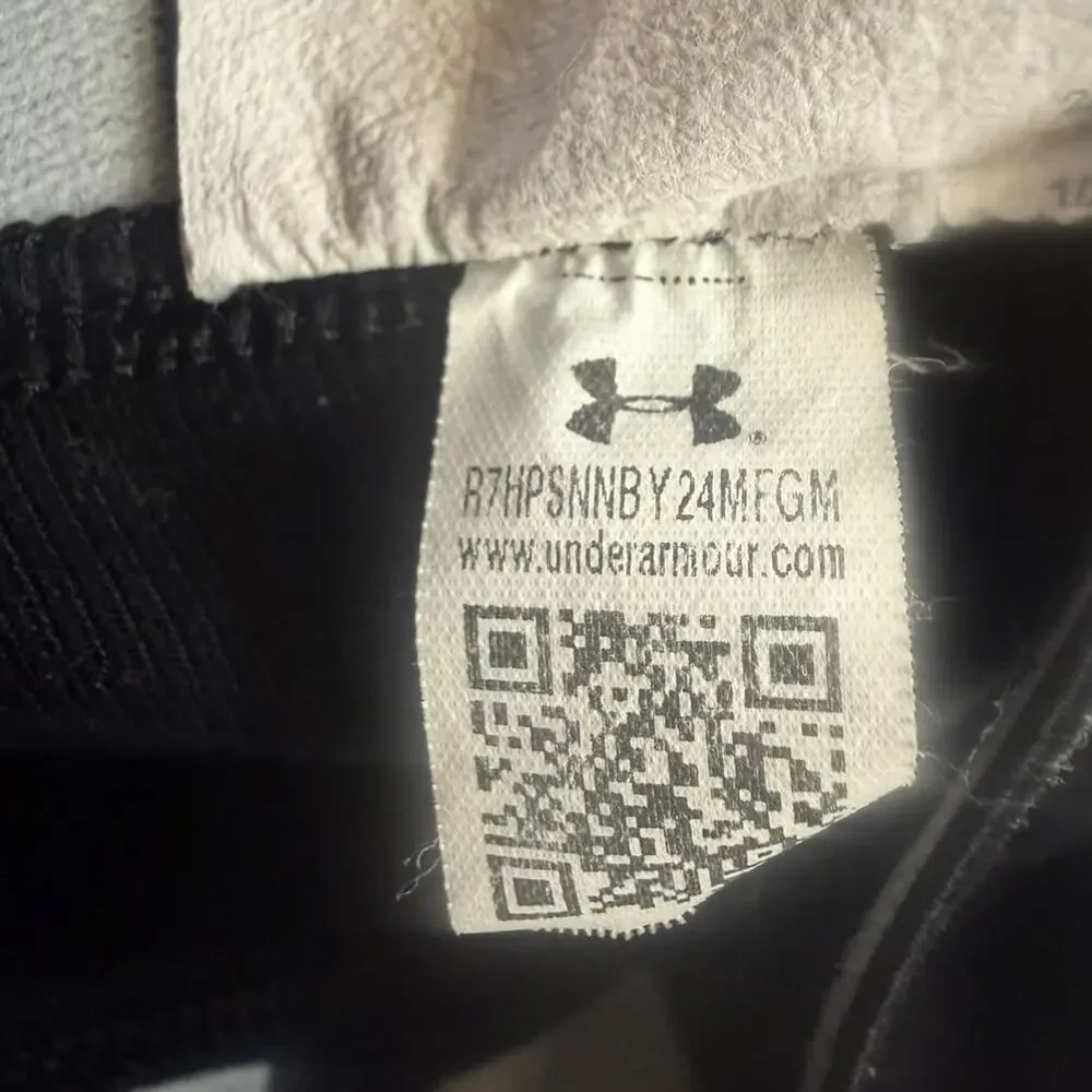Mens Under Armour Cold Gear Black Spandex Tights Compression Pants Sz S